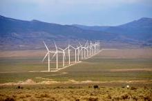 Desert wind energy project